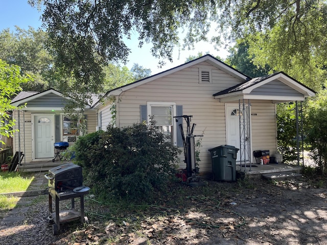 view of front of home