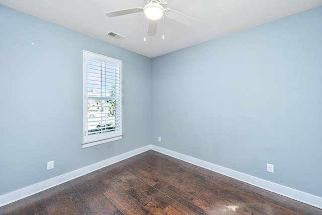 415 Watergrass Way, Summerville, SC 29485 - empty room featuring dark wood-type flooring, baseboards, and visible vents