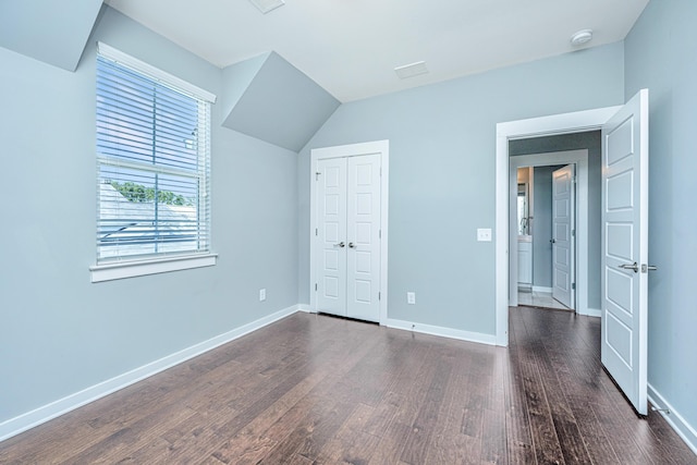 415 Watergrass Way, Summerville, SC 29485 - unfurnished bedroom with a closet, dark wood-style flooring, and baseboards