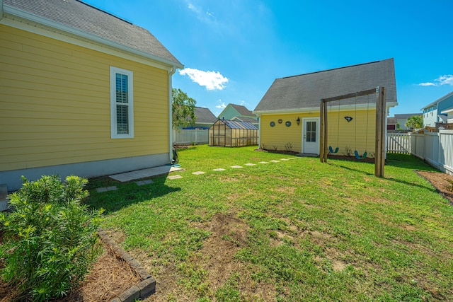415 Watergrass Way, Summerville, SC 29485 - view of yard featuring a fenced backyard and an outdoor structure