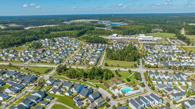 415 Watergrass Way, Summerville, SC 29485 - aerial view with a forest view and a residential view