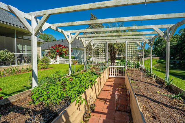 105 Northpark Ave, Summerville, SC 29485 - view of patio / terrace with a pergola