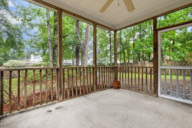 5404 Red Fork Ln, North Charleston, SC 29420 - view of unfurnished sunroom