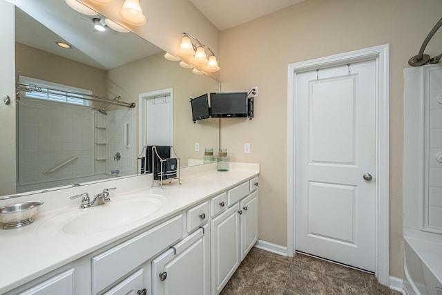 511 Nandina Dr, Goose Creek, SC 29445 - full bathroom with bathtub / shower combination, baseboards, and vanity