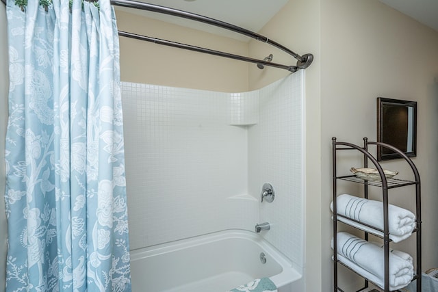 511 Nandina Dr, Goose Creek, SC 29445 - bathroom with shower / bathtub combination with curtain