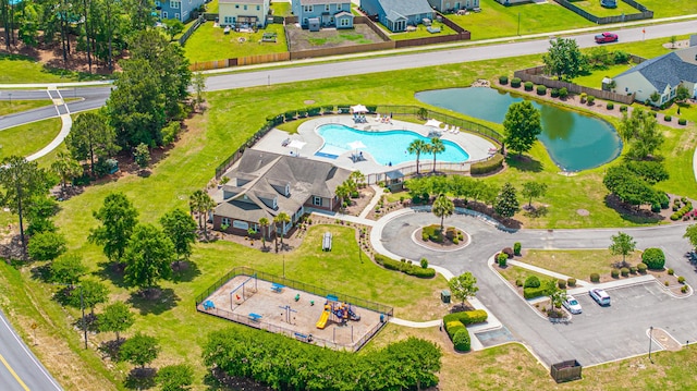 511 Nandina Dr, Goose Creek, SC 29445 - drone / aerial view with a water view