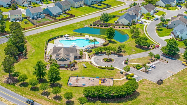 511 Nandina Dr, Goose Creek, SC 29445 - bird's eye view featuring a water view and a residential view