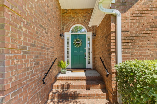 1441 Waterside Ct, Mount Pleasant, SC 29464 - doorway to property with brick siding
