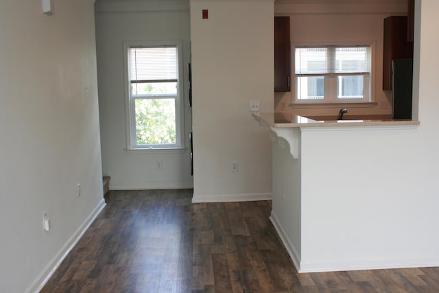 1755 Central Park Rd Unit 9103, Charleston, SC 29412 - interior space with dark wood-style flooring, healthy amount of natural light, and baseboards