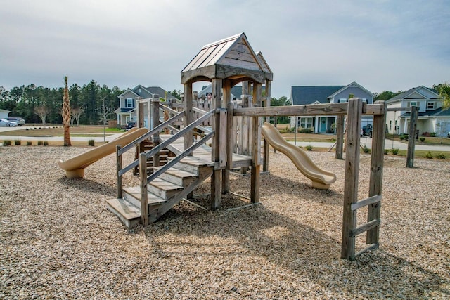 view of play area