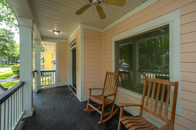 3005 Macbeth Creek Dr, Charleston, SC 29414 - covered porch featuring ceiling fan