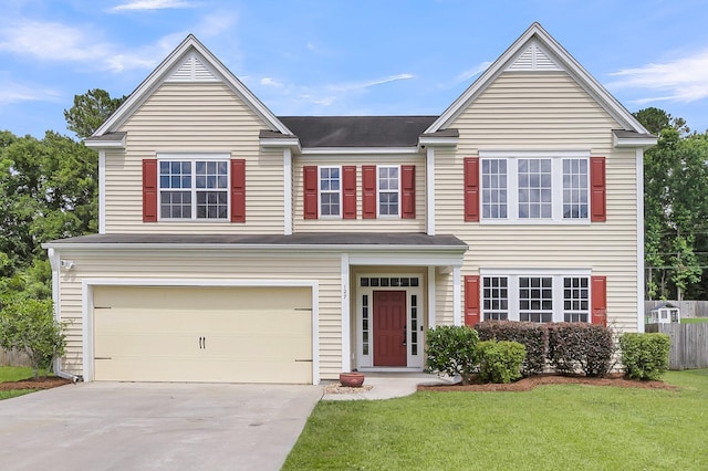 127 Rawlins Dr, Summerville, SC 29485 - view of front facade with an attached garage and driveway
