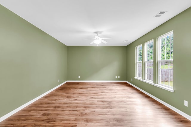 127 Rawlins Dr, Summerville, SC 29485 - unfurnished room featuring ceiling fan and wood finished floors