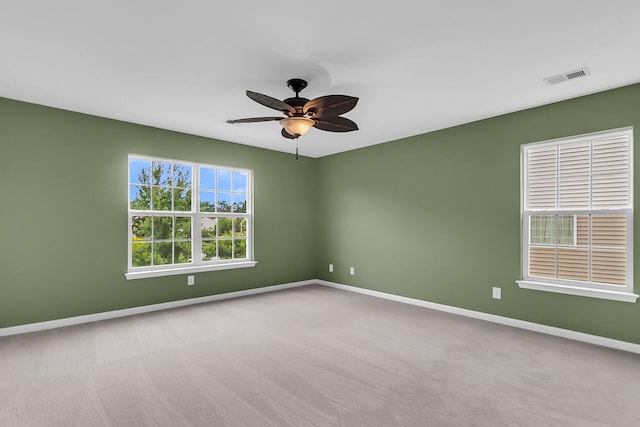 127 Rawlins Dr, Summerville, SC 29485 - carpeted spare room with baseboards and a ceiling fan