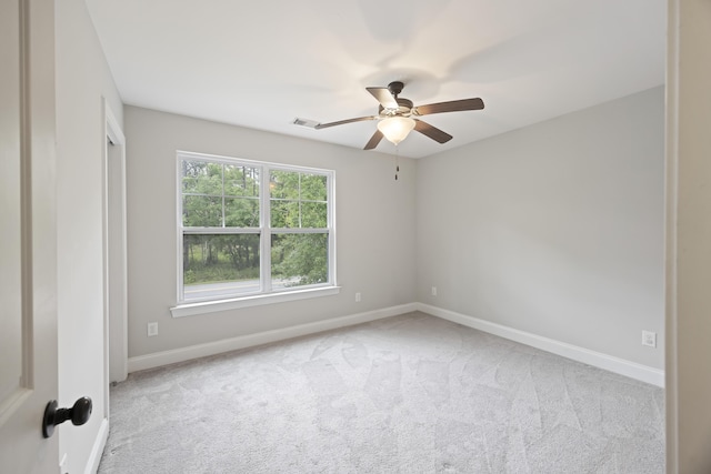 1506 Southwick Dr, Johns Island, SC 29455 - spare room featuring ceiling fan, carpet, and baseboards