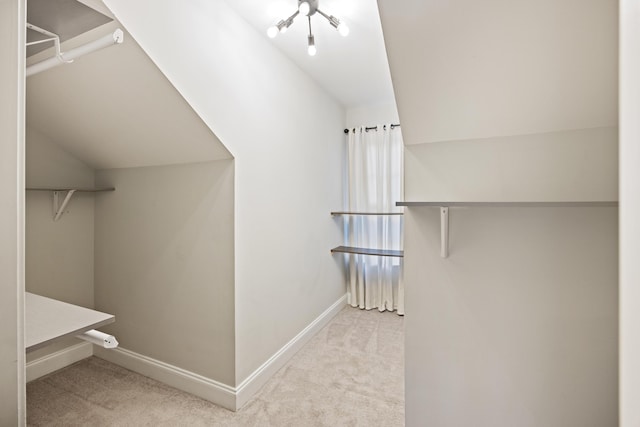 1506 Southwick Dr, Johns Island, SC 29455 - spacious closet featuring carpet floors and vaulted ceiling
