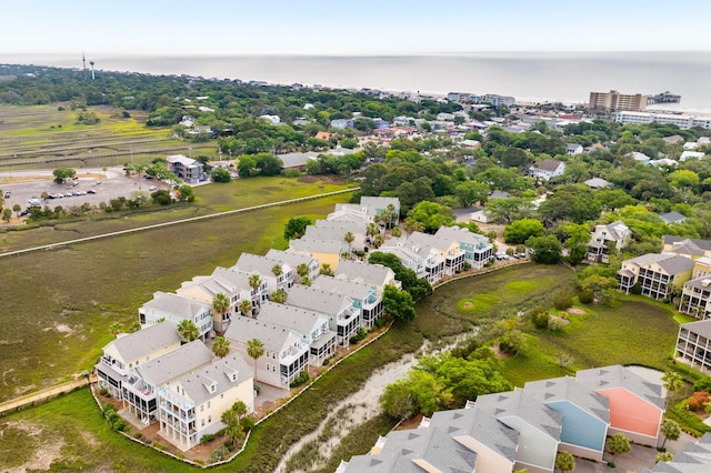116 W 2nd St, Folly Beach, SC 29439 - aerial perspective of suburban area