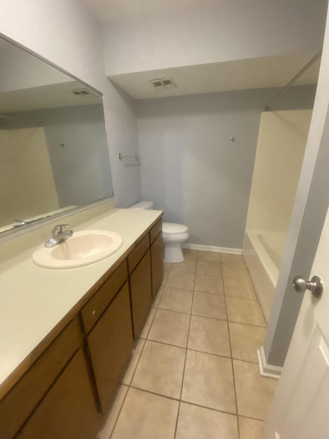 8254 Timberidge Ct, North Charleston, SC 29420 - bathroom featuring vanity, tile patterned floors, and  shower combination