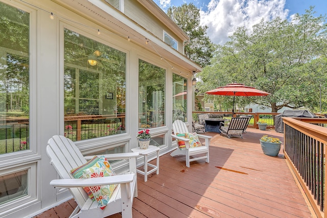 view of deck