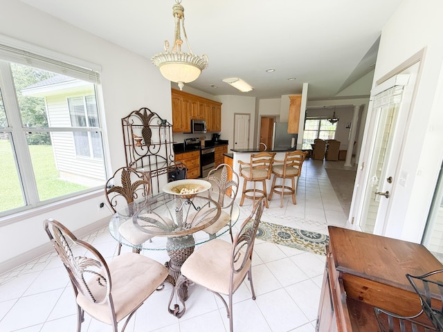 1804 Bass Rd, Moncks Corner, SC 29461 - dining space featuring light tile patterned floors and baseboards