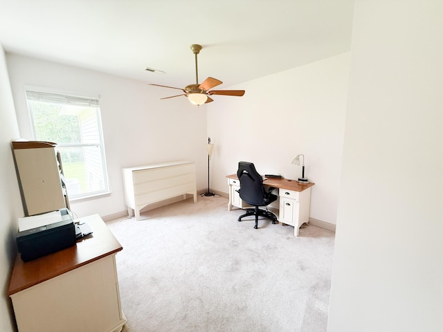 1804 Bass Rd, Moncks Corner, SC 29461 - office space with light carpet and ceiling fan