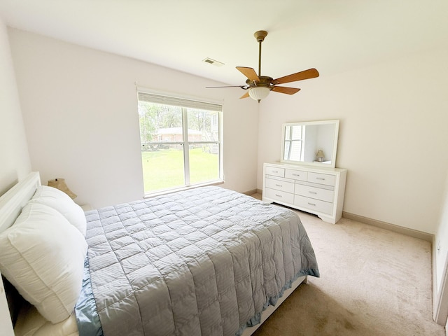 1804 Bass Rd, Moncks Corner, SC 29461 - bedroom featuring light colored carpet and a ceiling fan