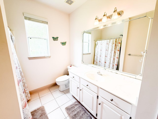 1804 Bass Rd, Moncks Corner, SC 29461 - full bathroom featuring vanity, tile patterned flooring, and curtained shower