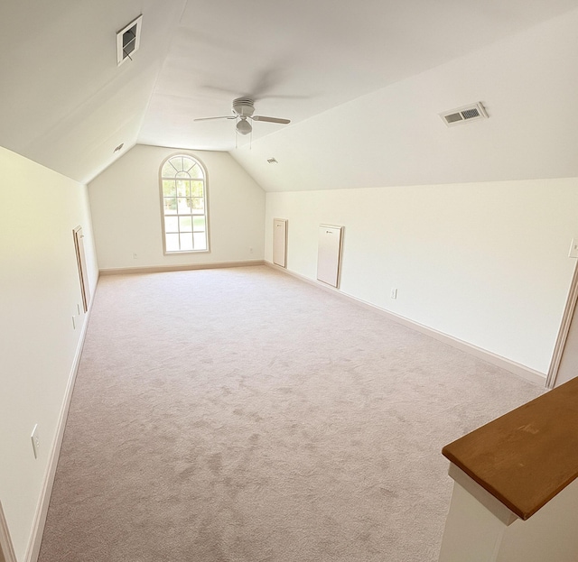 1804 Bass Rd, Moncks Corner, SC 29461 - bonus room featuring lofted ceiling, carpet flooring, and a ceiling fan