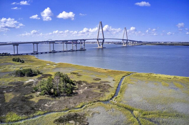 828 Bridge Point Cir, Mount Pleasant, SC 29464 - water view with a notable bridge