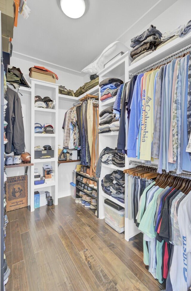 828 Bridge Point Cir, Mount Pleasant, SC 29464 - walk in closet featuring wood finished floors
