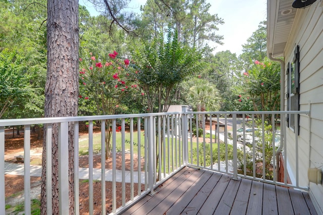 1604 Basildon Rd, Mount Pleasant, SC 29466 - wooden terrace featuring a storage shed