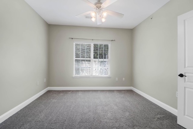 1604 Basildon Rd, Mount Pleasant, SC 29466 - carpeted empty room with ceiling fan and baseboards