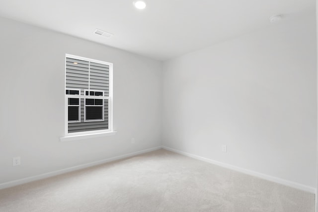 empty room with carpet floors