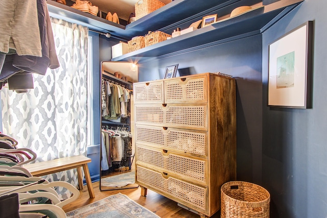 1081 Groves Manor Ct, Mount Pleasant, SC 29464 - walk in closet with wood finished floors