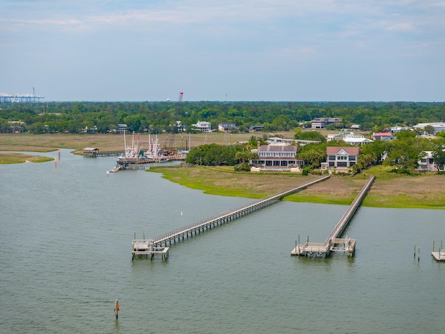 104 Beach St, Mount Pleasant, SC 29464 - aerial view of a large body of water