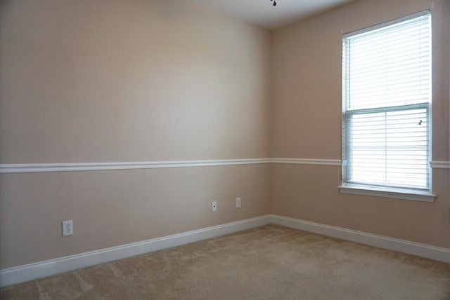 empty room with light carpet