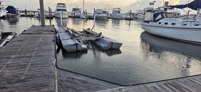 WE 10th St Unit B11, Folly Beach, SC 29439 - dock area with a water view