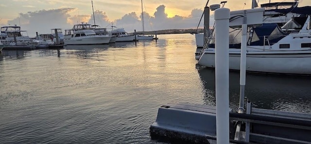 WE 10th St Unit B11, Folly Beach, SC 29439 - dock area featuring a water view