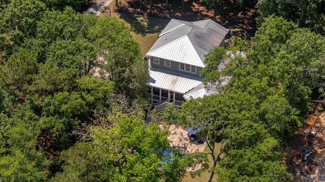 view from above of property