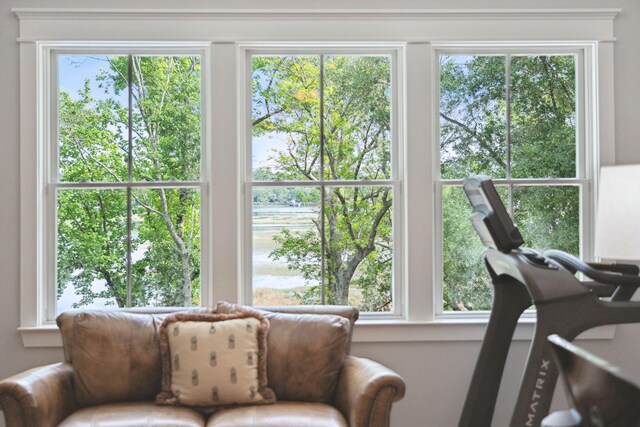 view of exercise room