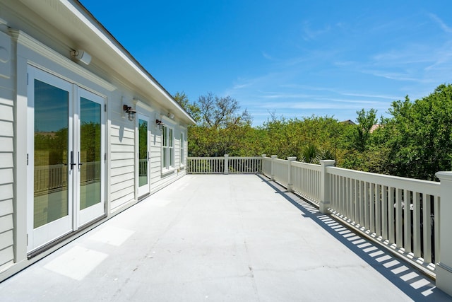 balcony featuring a patio area