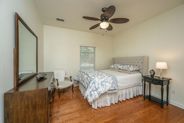 401 S Elgin Ct Unit 401, Charleston, SC 29414 - bedroom featuring wood finished floors, baseboards, and ceiling fan