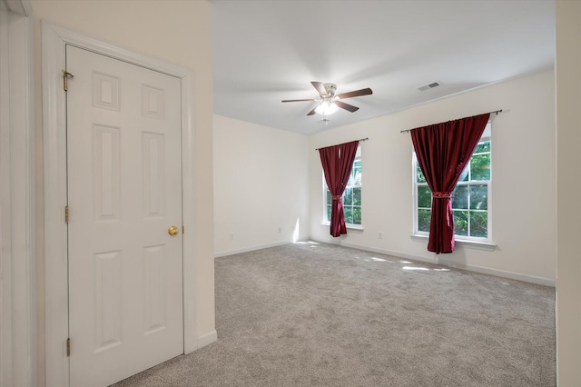 115 Golfview Ln, Summerville, SC 29485 - carpeted empty room with a ceiling fan and baseboards