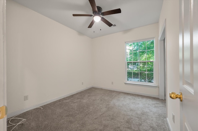115 Golfview Ln, Summerville, SC 29485 - carpeted spare room featuring a ceiling fan and baseboards