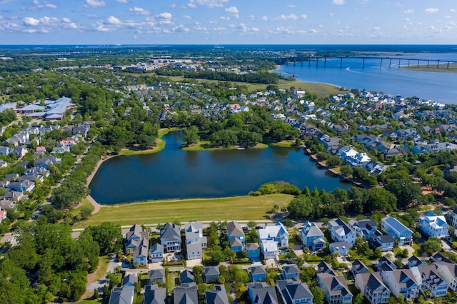 1407 Wando View St, Daniel Island, SC 29492 - view of property location featuring a large body of water and nearby suburban area