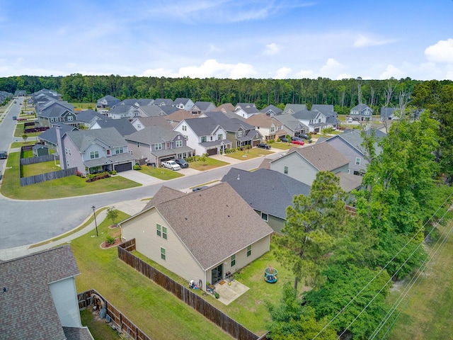 birds eye view of property featuring a residential view