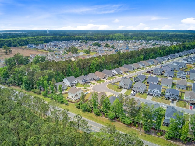 aerial view featuring a residential view