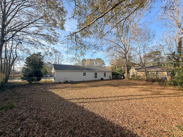 view of rear view of property