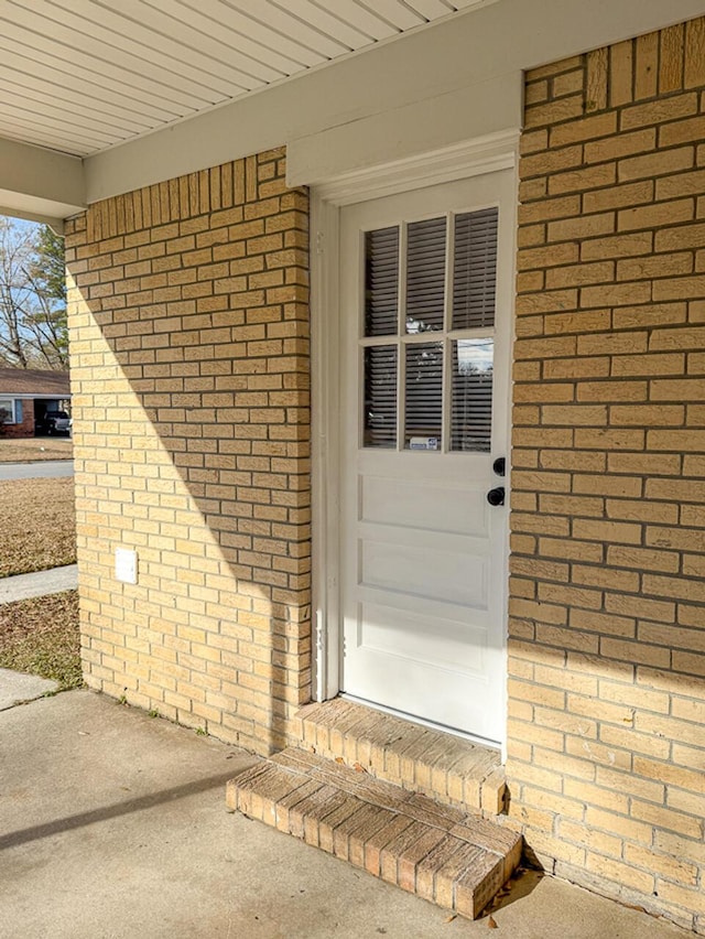 view of entrance to property