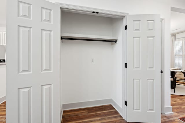 view of closet